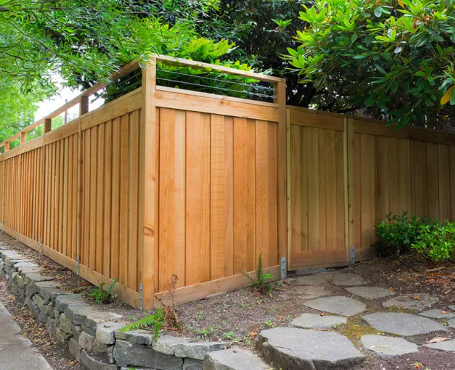 wooden fences built in yardley